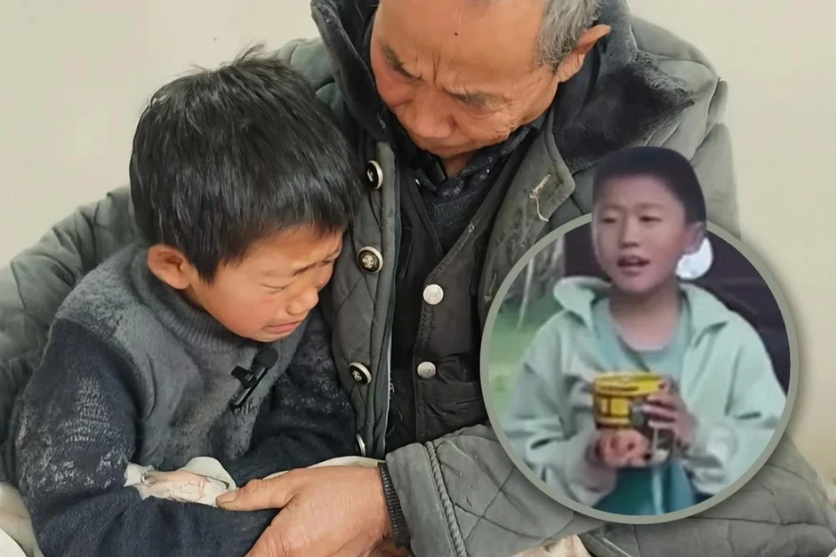 Dành phần ăn từ trường về nuôi ông, cậu bé 9 tuổi mồ côi khiến 46 triệu người bật khóc Dành phần ăn từ trường về nuôi ông, cậu bé 9 tuổi mồ côi khiến 46 triệu người bật khóc