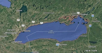 Google Maps đổi tên hồ Ontario thành "hồ Mỹ"