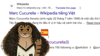 Lý do Google hiển thị hiệu ứng mèo tóc xù khi tìm kiếm tên Cucurella - Báo TinVina