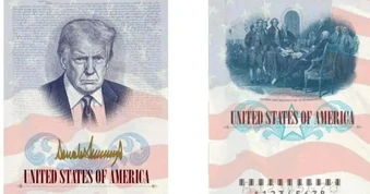Mỹ sắp in hình Tổng thống Trump lên một số hộ chiếu