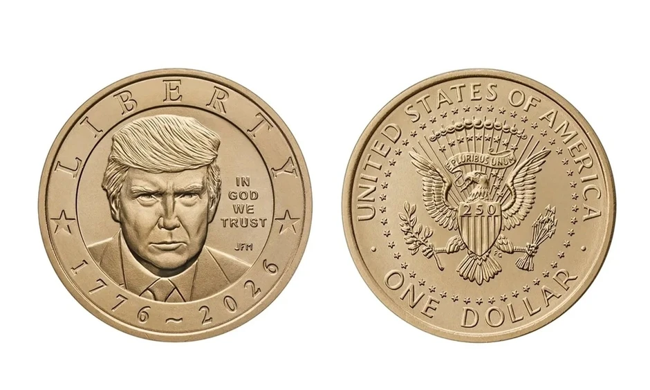 Mỹ sẽ đúc đồng xu một USD in hình ông Trump Mỹ sẽ đúc đồng xu một USD in hình ông Trump