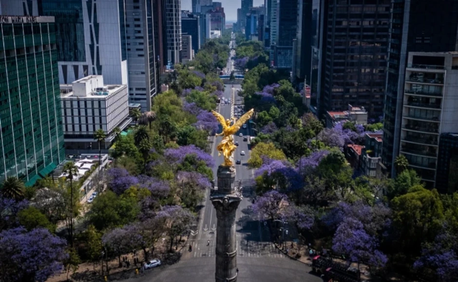Sụt lún tại thủ đô Mexico nhìn từ không gian Sụt lún tại thủ đô Mexico nhìn từ không gian