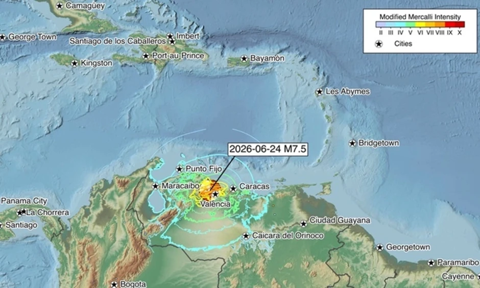 Mức độ phức tạp của động đất kép ở Venezuela Mức độ phức tạp của động đất kép ở Venezuela