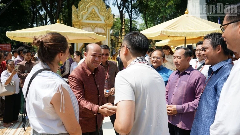 [Ảnh] Campuchia khai mạc lễ hội Nokor Sankranta tôn vinh di sản văn hóa phong phú của đất nước