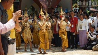 [Ảnh] Campuchia khai mạc lễ hội Nokor Sankranta tôn vinh di sản văn hóa phong phú của đất nước