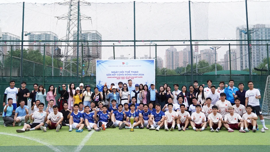 [Ảnh] Sôi nổi Ngày hội thể thao gắn kết cộng đồng năm 2026 tại Bắc Kinh, Trung Quốc