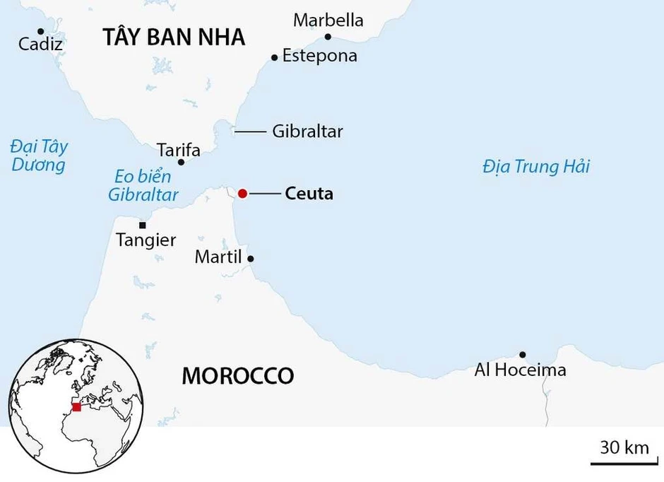 49.000 người di cư tràn vào Tây Ban Nha trong 24 giờ 49.000 người di cư tràn vào Tây Ban Nha trong 24 giờ