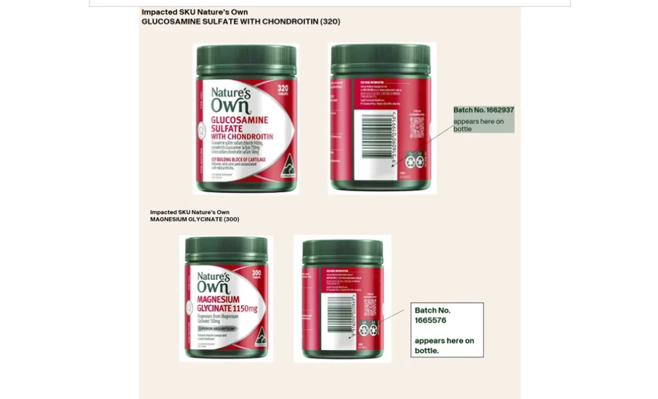 Australia: Thu hồi khẩn cấp 2 sản phẩm Nature’s Own do nghi chứa mảnh kính Australia: Thu hồi khẩn cấp 2 sản phẩm Nature’s Own do nghi chứa mảnh kính
