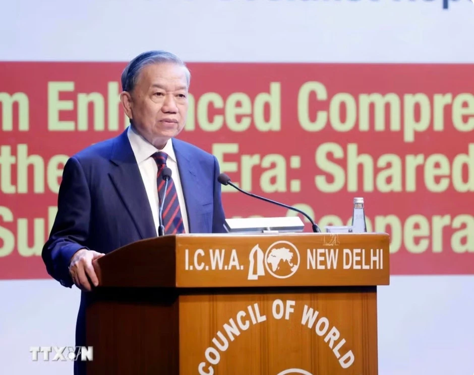 Bài phát biểu chính sách của Tổng Bí thư, Chủ tịch nước Tô Lâm tại Ấn Độ Bài phát biểu chính sách của Tổng Bí thư, Chủ tịch nước Tô Lâm tại Ấn Độ