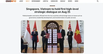 Báo chí Singapore: Đối thoại Việt Nam-Singapore hướng tới tăng cường hợp tác công nghệ