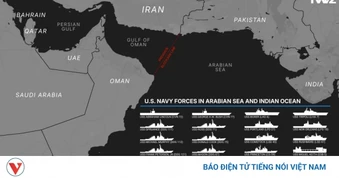 Bên trong dàn tàu chiến Mỹ siết phong tỏa Iran