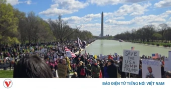 Biểu tình “No King” diễn ra trên toàn nước Mỹ phản đối Tổng thống Trump