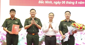 Bộ Quốc phòng thành lập Trung đoàn Bộ binh số 6 tại Bắc Ninh