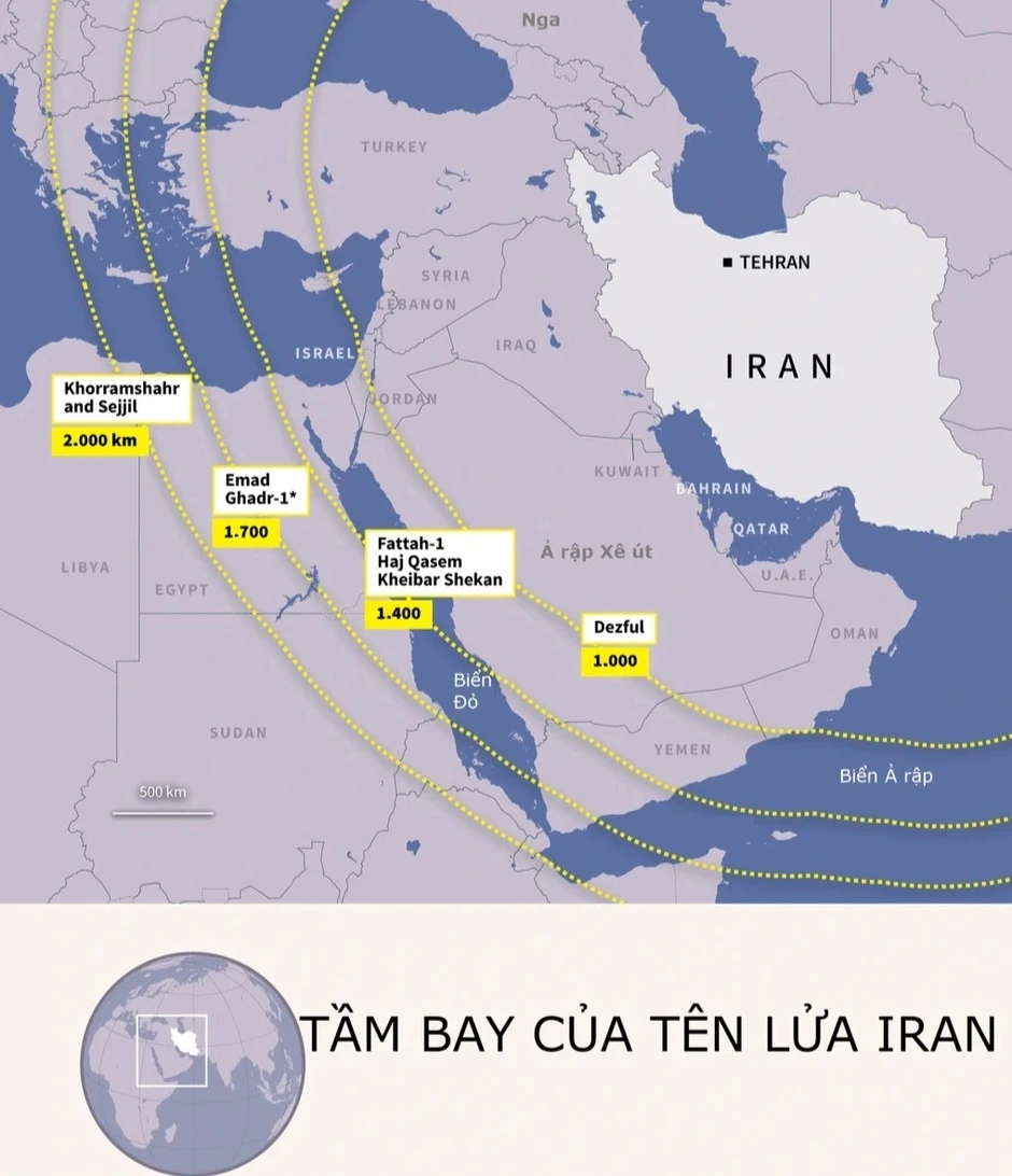Cách Iran khai thác điểm yếu phòng thủ của Mỹ và đồng minh Trung Đông