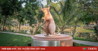 Campuchia dựng tượng vinh danh chuột "anh hùng" Magawa