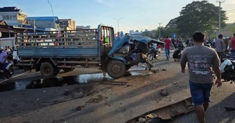 Campuchia: Hai vụ tai nạn thảm khốc trong buổi sáng khiến 14 người chết, 93 người bị thương