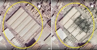 Căn cứ Hạm đội 5 Mỹ tan hoang sau đòn đánh của Iran