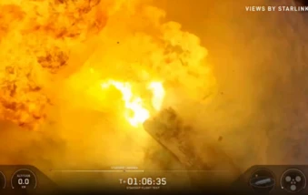 Cảnh tàu vũ trụ Starship của Elon Musk nổ tung&nbsp;giữa đại dương&nbsp;
