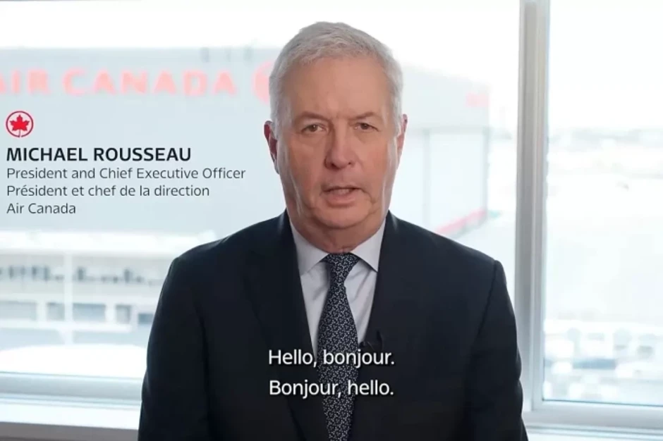 CEO Air Canada hứng chỉ trích vì thông điệp chia buồn chỉ bằng tiếng Anh CEO Air Canada hứng chỉ trích vì thông điệp chia buồn chỉ bằng tiếng Anh