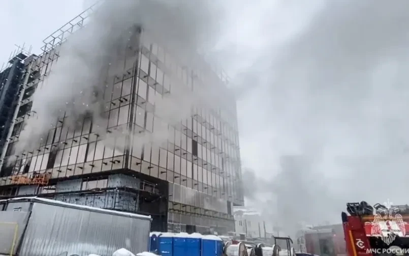 Cháy công trường xây dựng ở Moscow (Nga), ít nhất 8 người thiệt mạng Cháy công trường xây dựng ở Moscow (Nga), ít nhất 8 người thiệt mạng