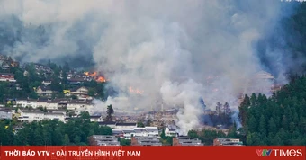 Cháy lớn thiêu rụi hơn 100 ngôi nhà tại Na Uy