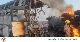Cháy xe khách ở Ấn Độ khiến hàng chục người thương vong
