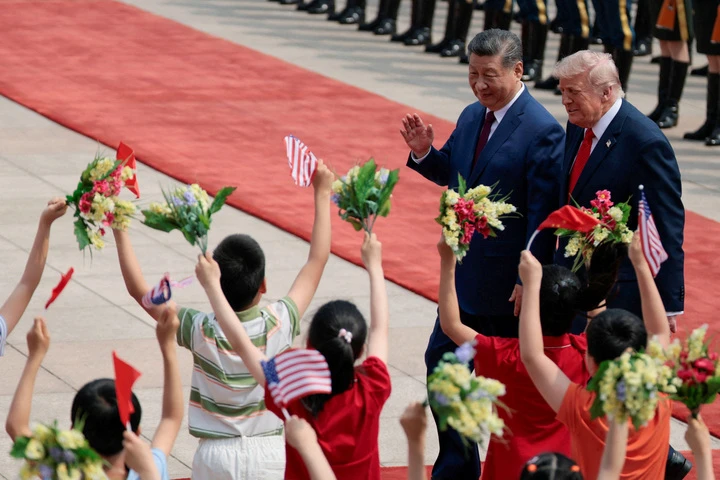 Chủ tịch Tập Cận Bình chủ trì lễ đón Tổng thống Donald Trump tại Bắc Kinh Chủ tịch Tập Cận Bình chủ trì lễ đón Tổng thống Donald Trump tại Bắc Kinh