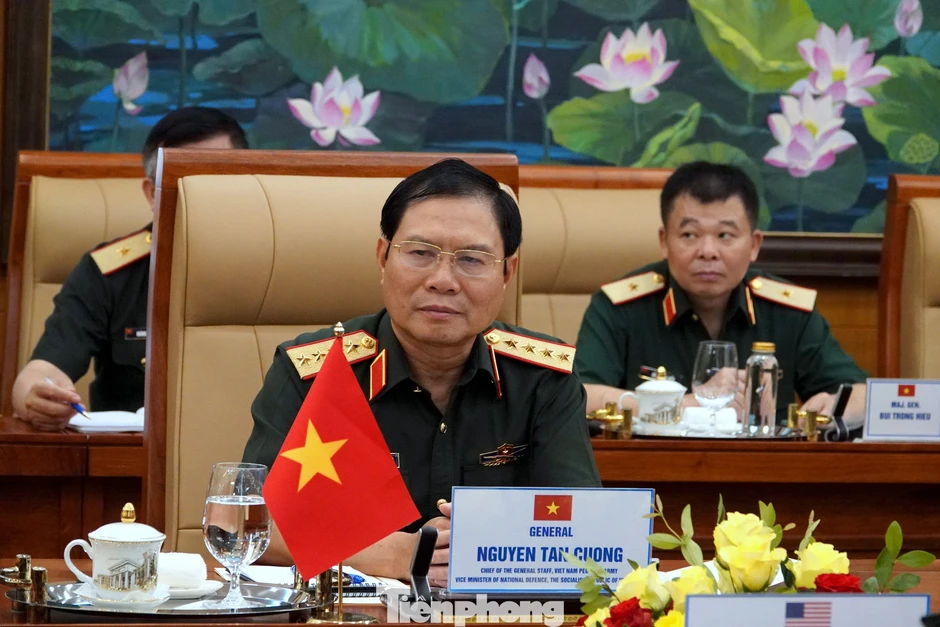 Đại tướng Nguyễn Tân Cương hội kiến Tư lệnh Bộ tư lệnh Thái Bình Dương của Mỹ