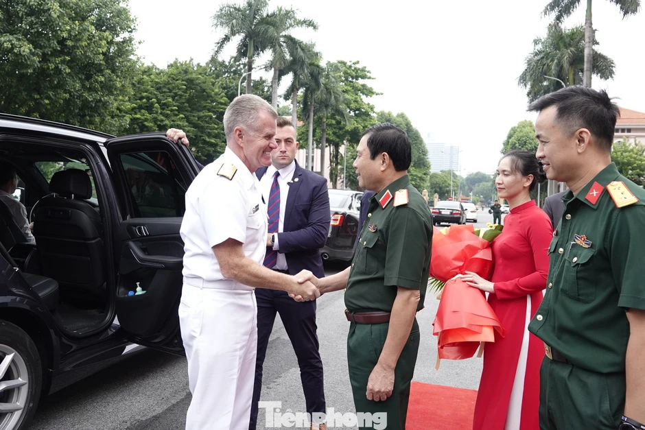 Đại tướng Nguyễn Tân Cương hội kiến Tư lệnh Bộ tư lệnh Thái Bình Dương của Mỹ