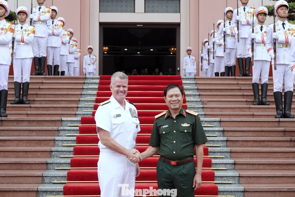 Đại tướng Nguyễn Tân Cương hội kiến Tư lệnh Bộ tư lệnh Thái Bình Dương của Mỹ