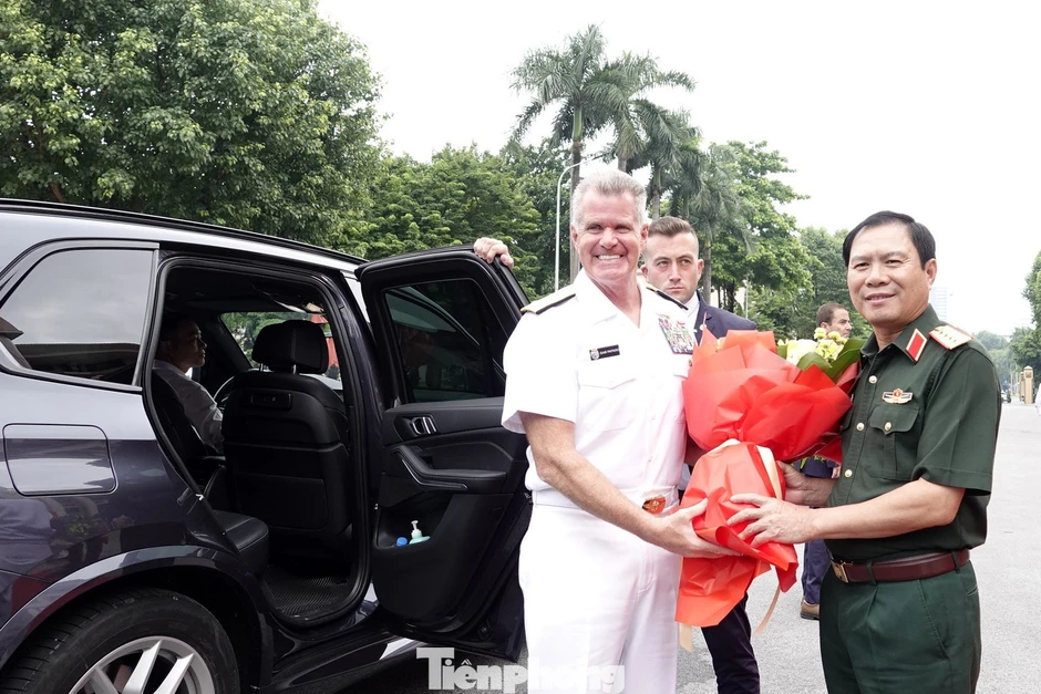 Đại tướng Nguyễn Tân Cương hội kiến Tư lệnh Bộ tư lệnh Thái Bình Dương của Mỹ