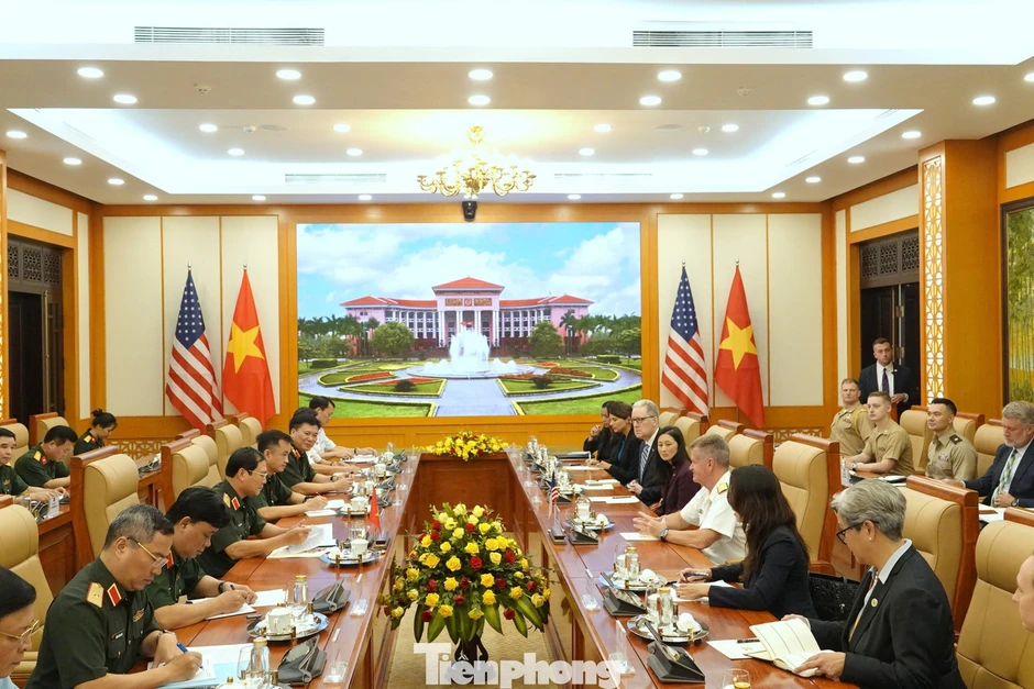 Đại tướng Nguyễn Tân Cương hội kiến Tư lệnh Bộ tư lệnh Thái Bình Dương của Mỹ