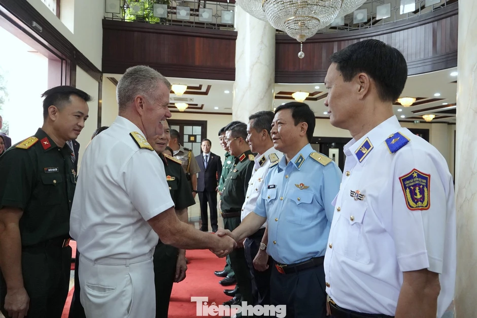 Đại tướng Nguyễn Tân Cương hội kiến Tư lệnh Bộ tư lệnh Thái Bình Dương của Mỹ