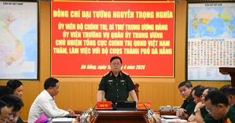 Đại tướng Nguyễn Trọng Nghĩa giao nhiệm vụ cho Bộ Chỉ huy Quân sự TP. Đà Nẵng