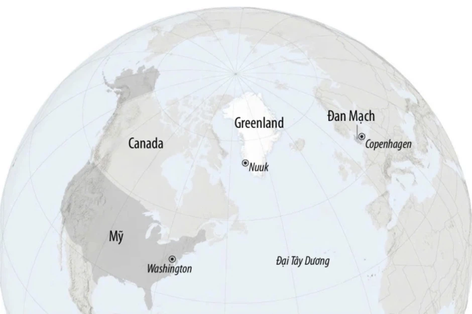 Dân Greenland biểu tình trước văn phòng lãnh sự quán mới của Mỹ Dân Greenland biểu tình trước văn phòng lãnh sự quán mới của Mỹ