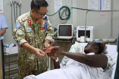 Dấu ấn lực lượng “mũ nồi xanh” Việt Nam trên vùng đất Bentiu Dấu ấn lực lượng “mũ nồi xanh” Việt Nam trên vùng đất Bentiu