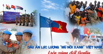 Dấu ấn lực lượng “mũ nồi xanh” Việt Nam trên vùng đất Bentiu