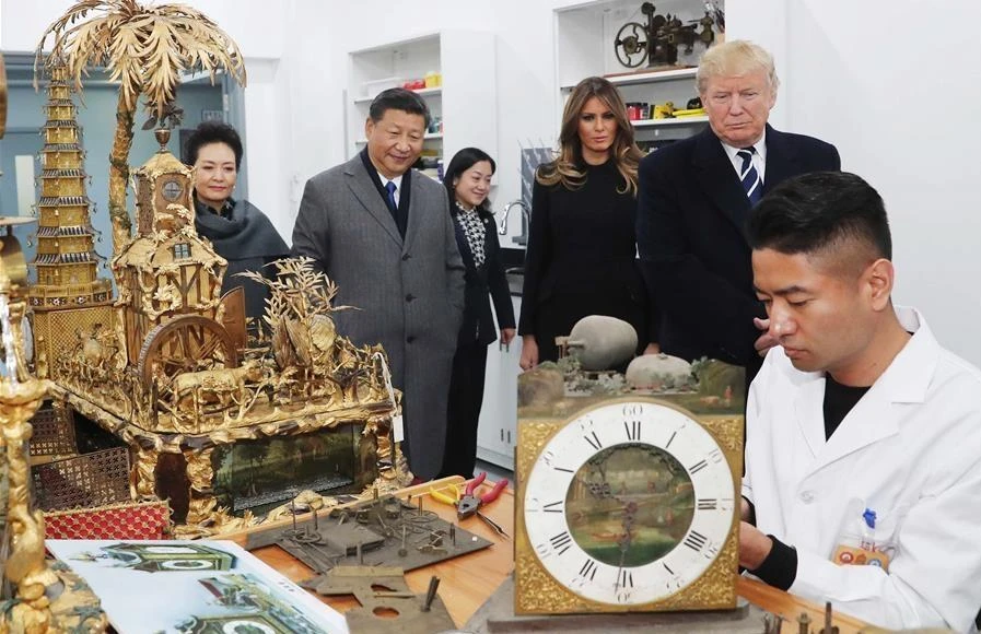 Dấu ấn ngoại giao văn hóa trong chuyến thăm Trung Quốc gần nhất của Tổng thống Donald Trump Dấu ấn ngoại giao văn hóa trong chuyến thăm Trung Quốc gần nhất của Tổng thống Donald Trump