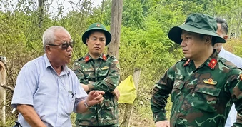 Đi tìm dấu tích mộ tập thể liệt sĩ sau trận đánh Cồn Tiên năm 1967