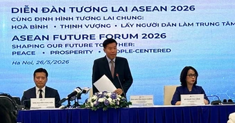 Diễn đàn Tương lai ASEAN 2026 diễn ra từ ngày 9 đến 10/6 tại Hà Nội