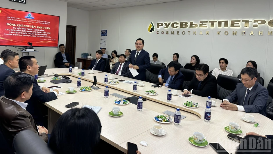 Đoàn đại biểu Tổng Liên đoàn Lao động Việt Nam kết thúc tốt đẹp chuyến thăm và làm việc tại Liên bang Nga