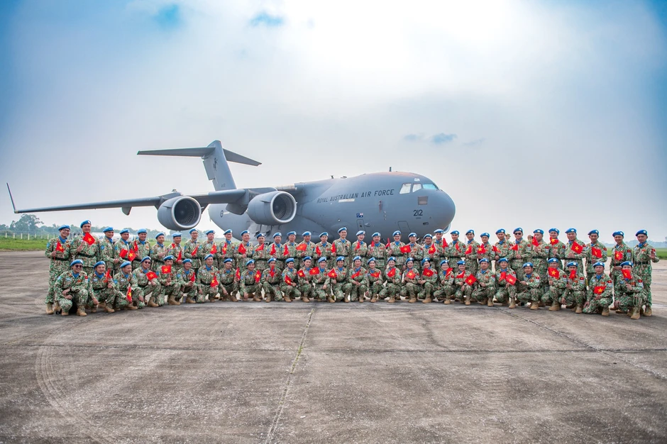 Đội Công binh số 5 của Việt Nam lên đường tới Abyei Đội Công binh số 5 của Việt Nam lên đường tới Abyei