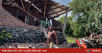 Động đất tại Indonesia làm hư hại nhiều nhà dân, hàng chục người bị thương