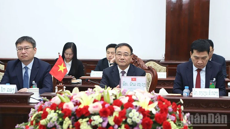 Hội nghị Hợp tác An ninh Việt Nam-Lào lần thứ XVI Hội nghị Hợp tác An ninh Việt Nam-Lào lần thứ XVI