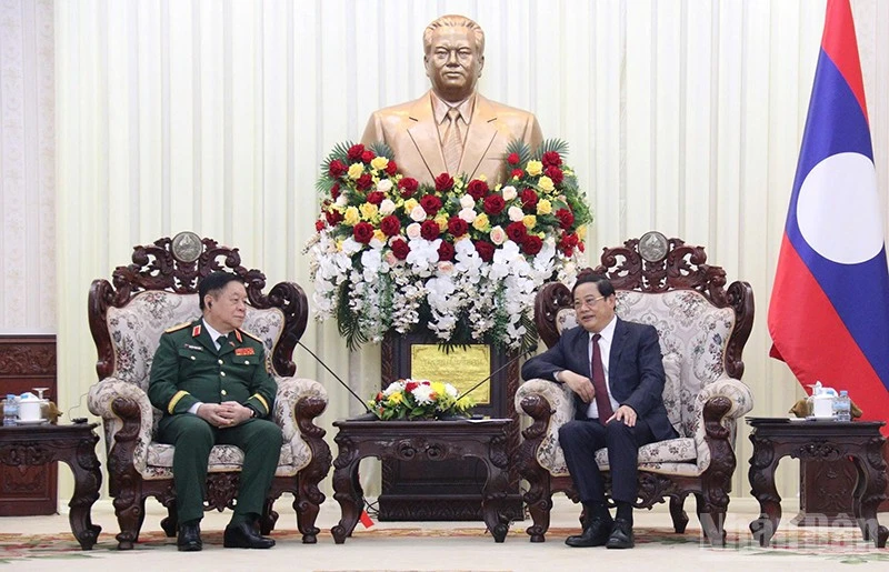 Hợp tác Quân đội tiếp tục là trụ cột quan trọng của quan hệ đặc biệt Việt Nam-Lào