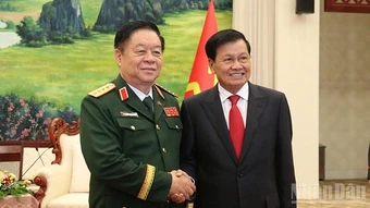 Hợp tác Quân đội tiếp tục là trụ cột quan trọng của quan hệ đặc biệt Việt Nam-Lào