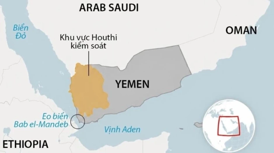 Houthi phủ nhận kế hoạch thu phí ở biển Đỏ Houthi phủ nhận kế hoạch thu phí ở biển Đỏ