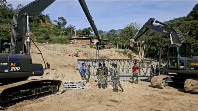 Indonesia đẩy mạnh tái thiết khu vực Sumatra sau thảm họa thiên tai Indonesia đẩy mạnh tái thiết khu vực Sumatra sau thảm họa thiên tai