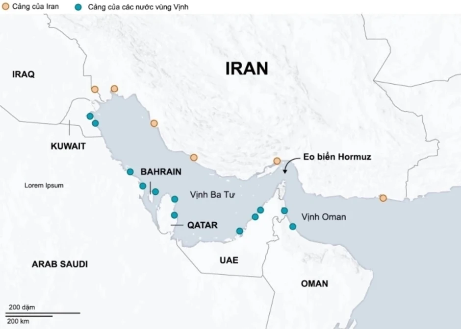 Iran dọa tiếp tục đóng eo biển Hormuz Iran dọa tiếp tục đóng eo biển Hormuz