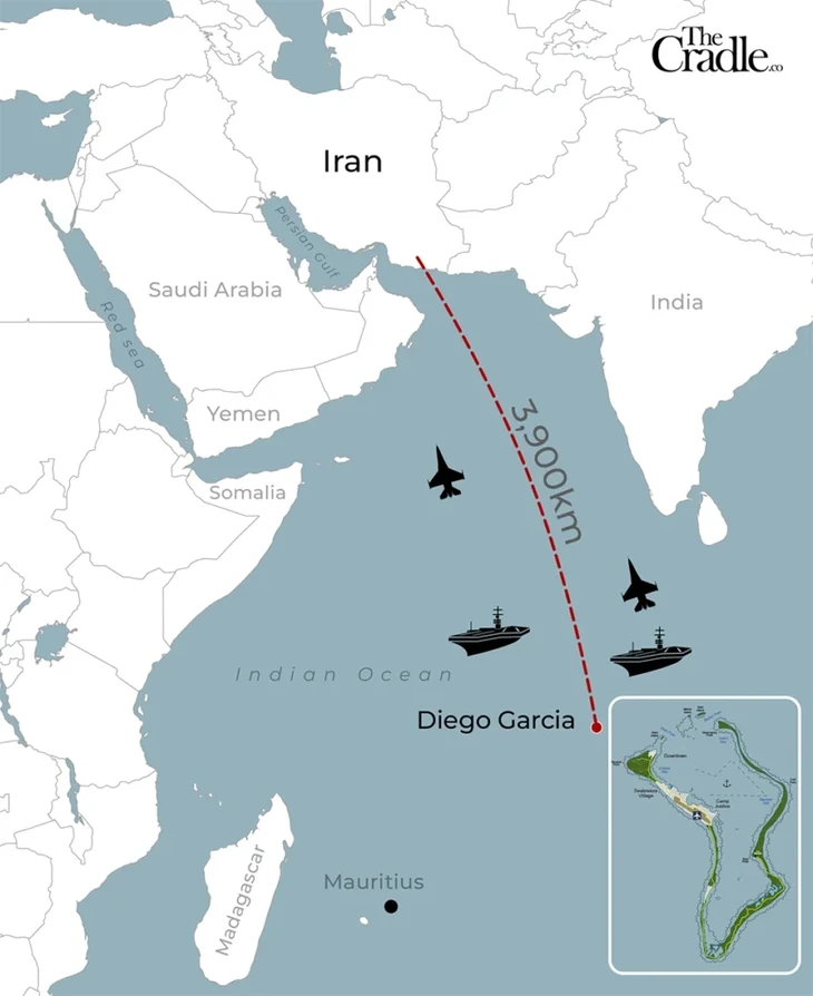 Iran phóng tên lửa bay gần 4.000km tới căn cứ quân sự Mỹ ở Ấn Độ Dương Iran phóng tên lửa bay gần 4.000km tới căn cứ quân sự Mỹ ở Ấn Độ Dương